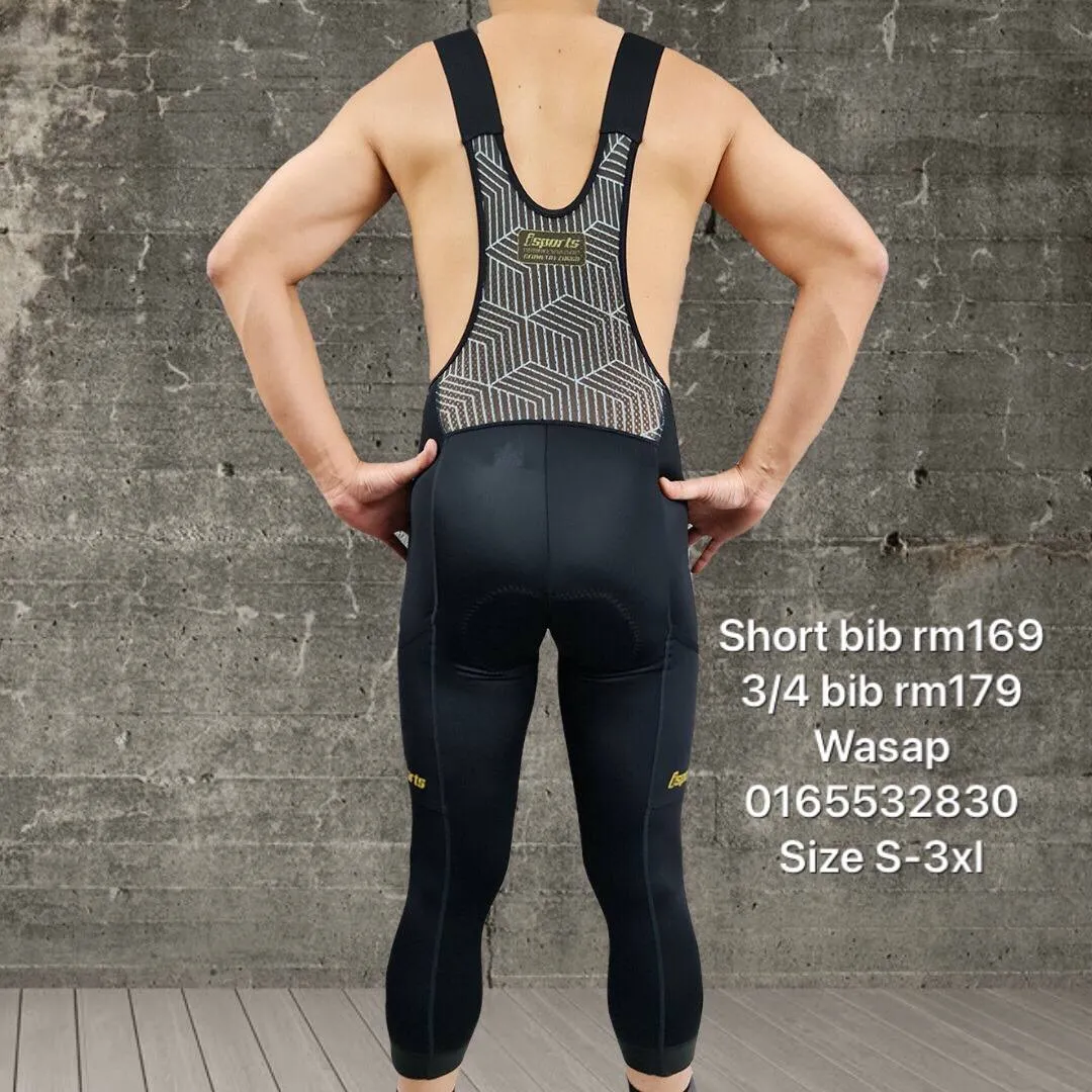 iSports Geometry Cargo Bib (With 2 Side Pockets)