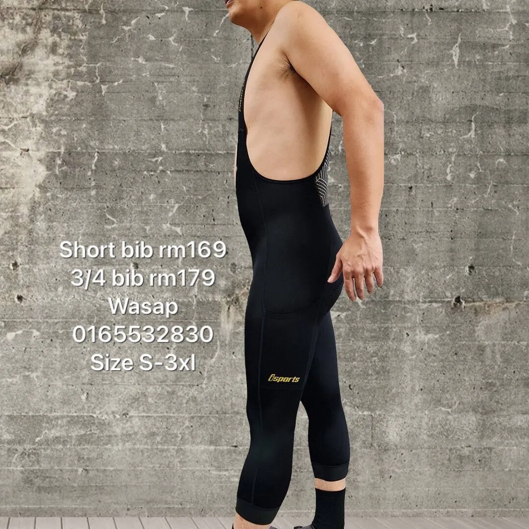 iSports Geometry Cargo Bib (With 2 Side Pockets)