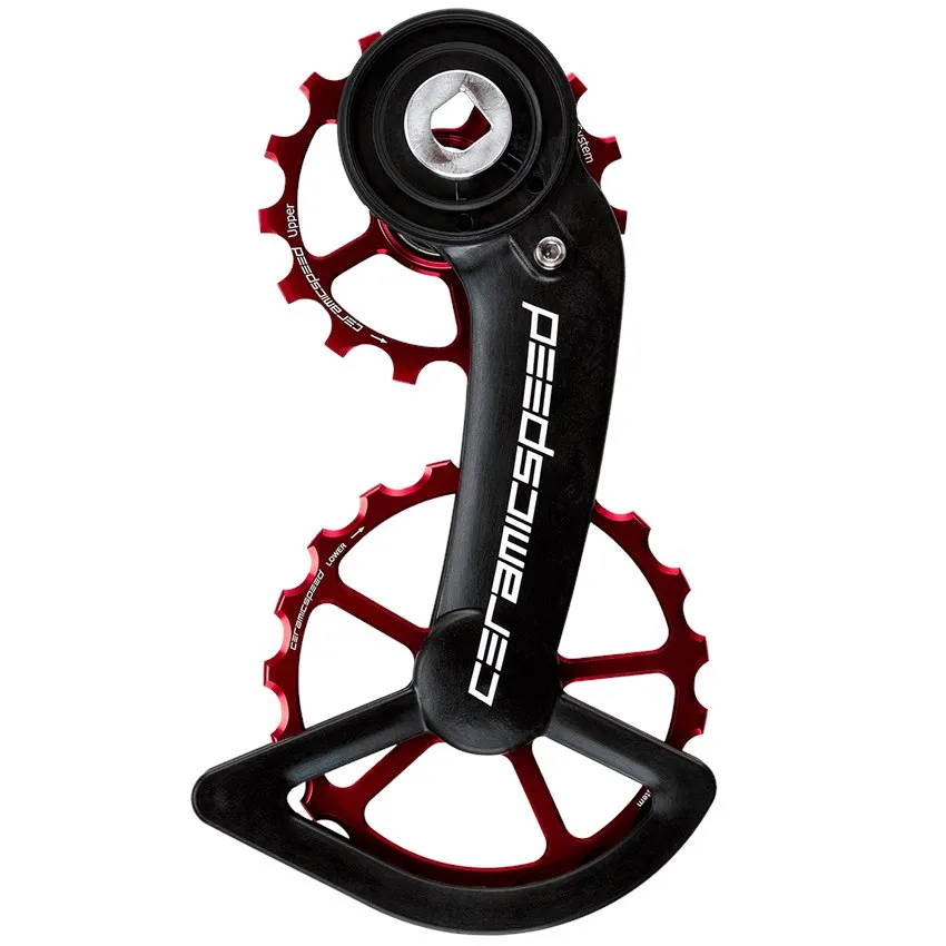 AUTHENTIC CeramicSpeed OSPW Derailleur Pulley System - For SRAM Rival AXS | 15/19 Teeth | Coated Bea