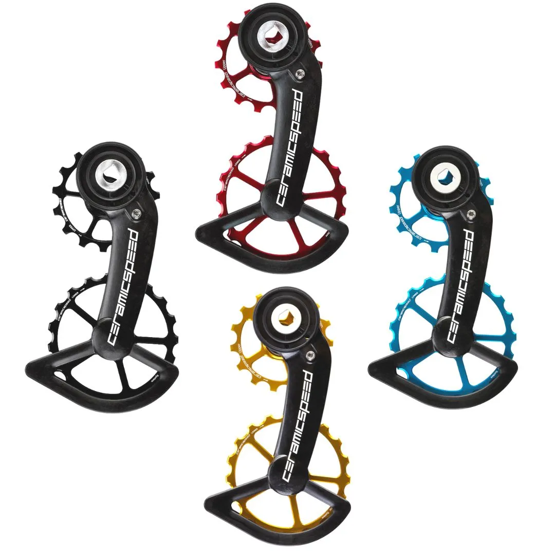 AUTHENTIC CeramicSpeed OSPW Derailleur Pulley System - For SRAM Rival AXS | 15/19 Teeth | Coated Bea