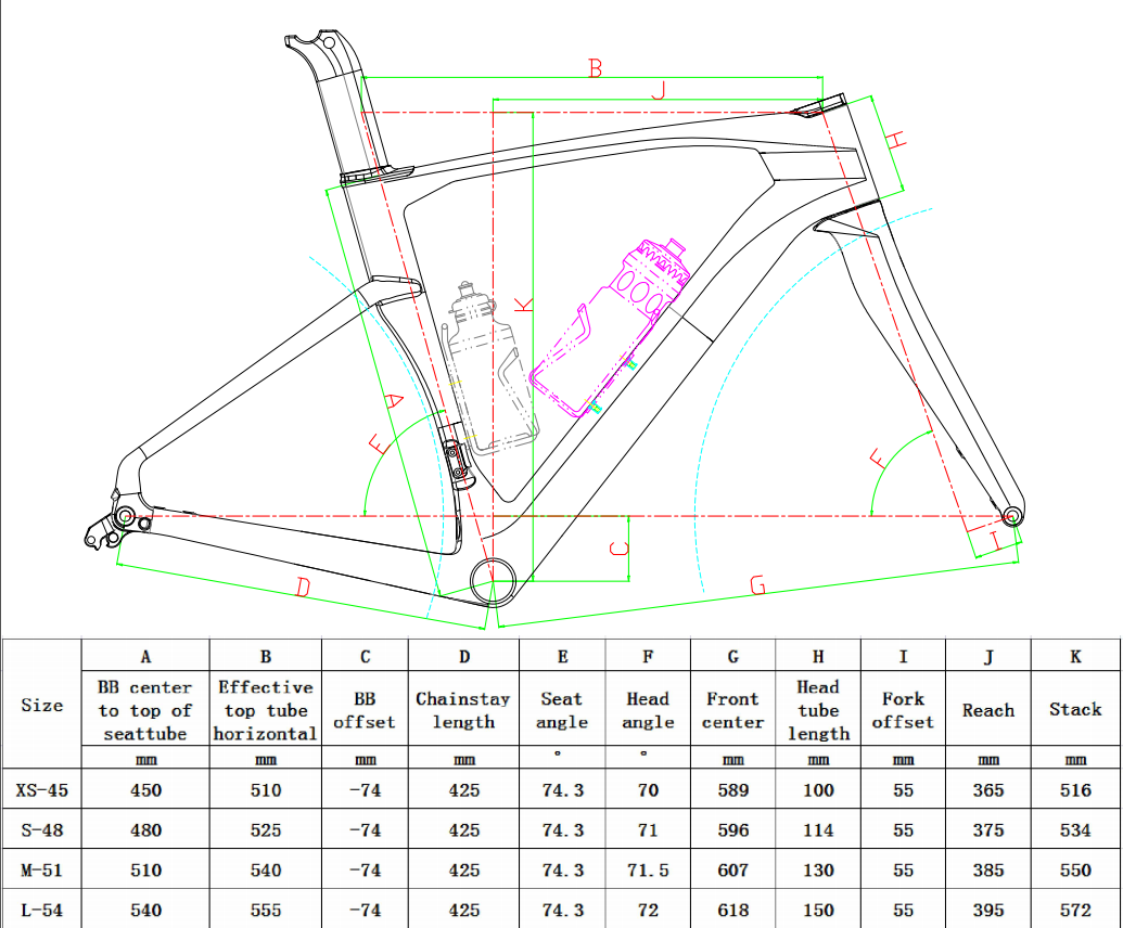 Twitter Carbon Gravel V3 Frameset 40c Tire Flat Mount Disc Brke Thru Axle 12*142mm Gravel Bike Frame