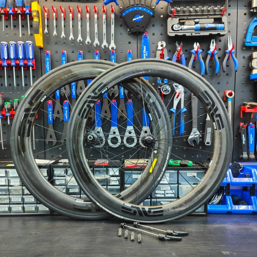 ENVE SES 5.6 Chris King Rim Brake Sram XDR 12 Speed Freehub Road Bike Clincher Carbon Wheelset