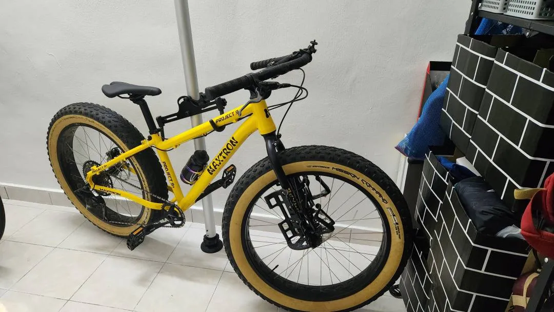 WTS Maxtron Project 9 Yellow - Fatbike