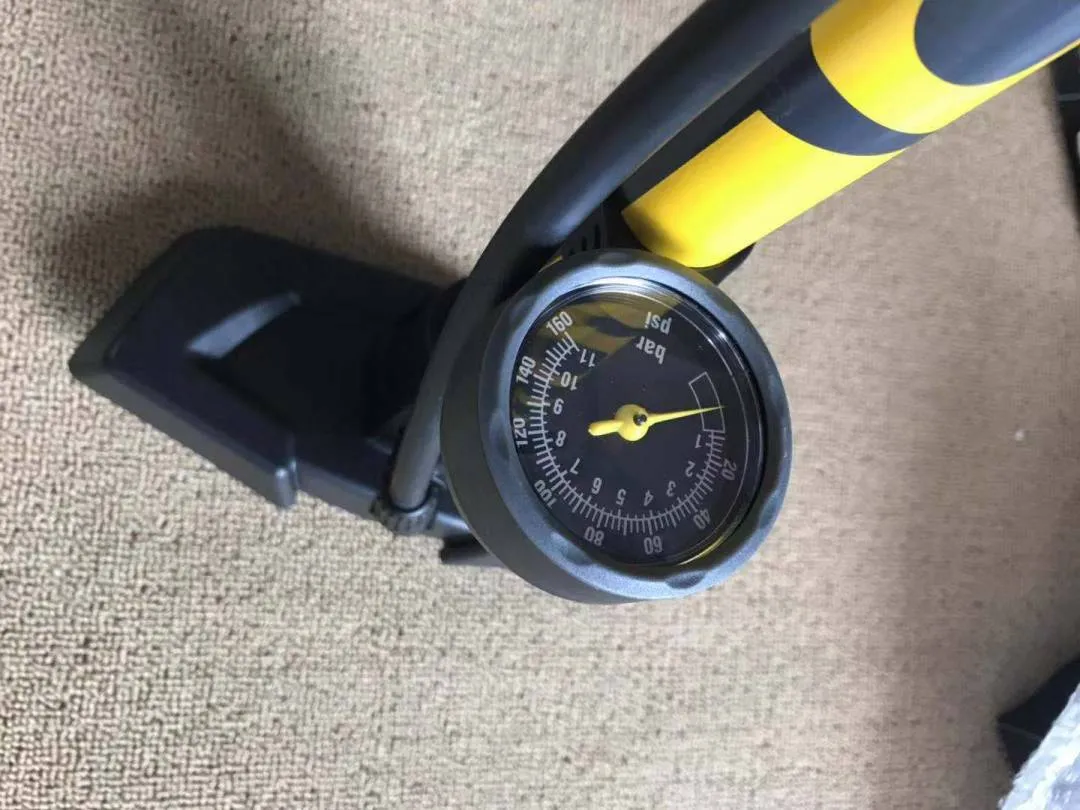 Giyo GF-55E High Pressure Bicycle Floor Pump Smart Valve Pam Basikal With Pressure Release