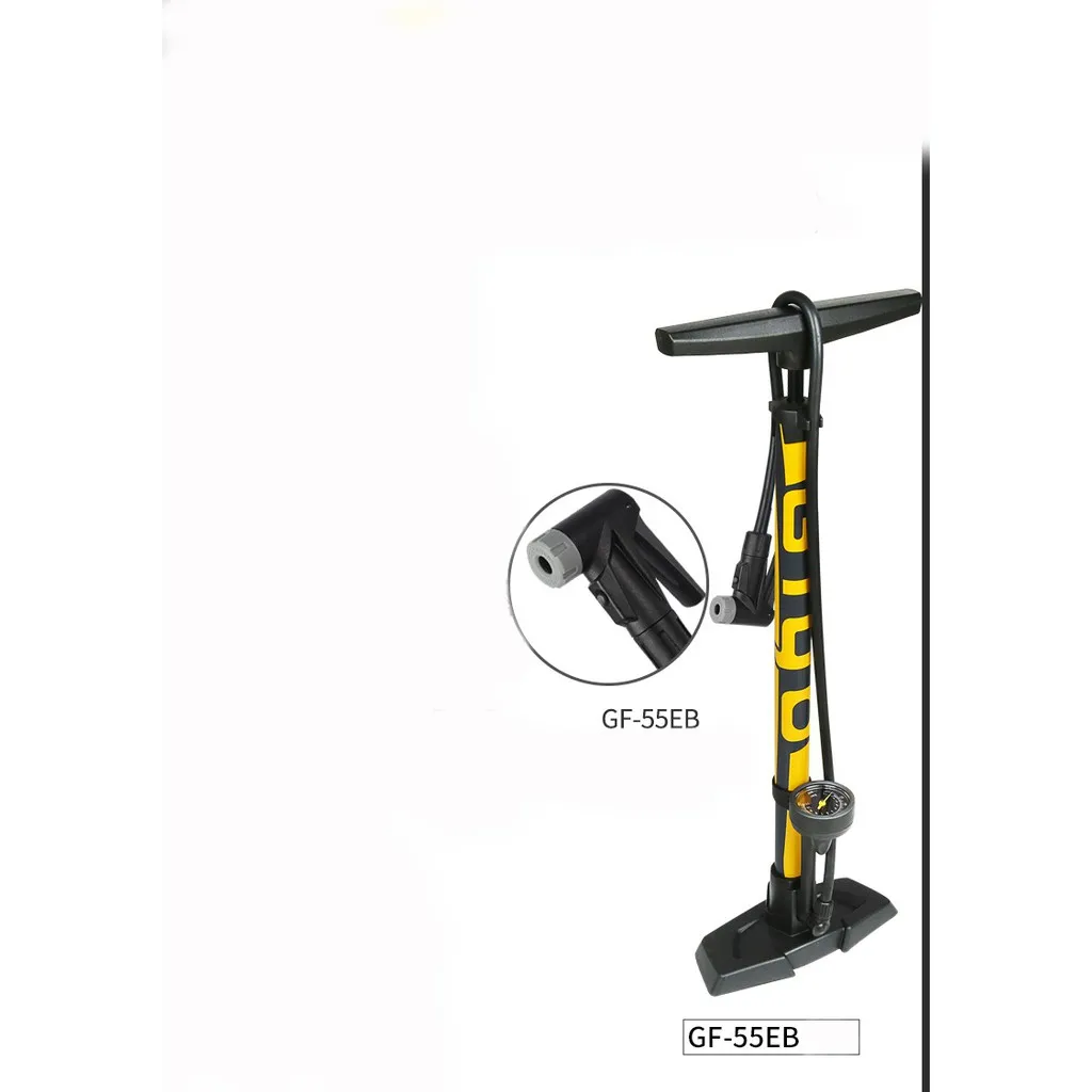 Giyo GF-55E High Pressure Bicycle Floor Pump Smart Valve Pam Basikal With Pressure Release