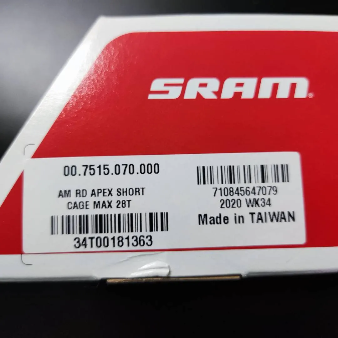 Sram Apex 10 Speed Road Short Cage Rear Derailleur RD