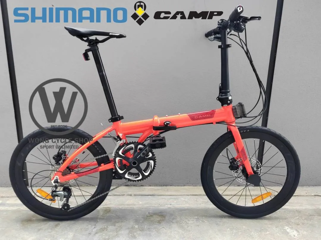 ITALY CAMP X LITE PLUS Z10 FOLDING BIKE FULL SHIMANO TIAGRA 20SPD HYDRAULIC DISC BRAKE