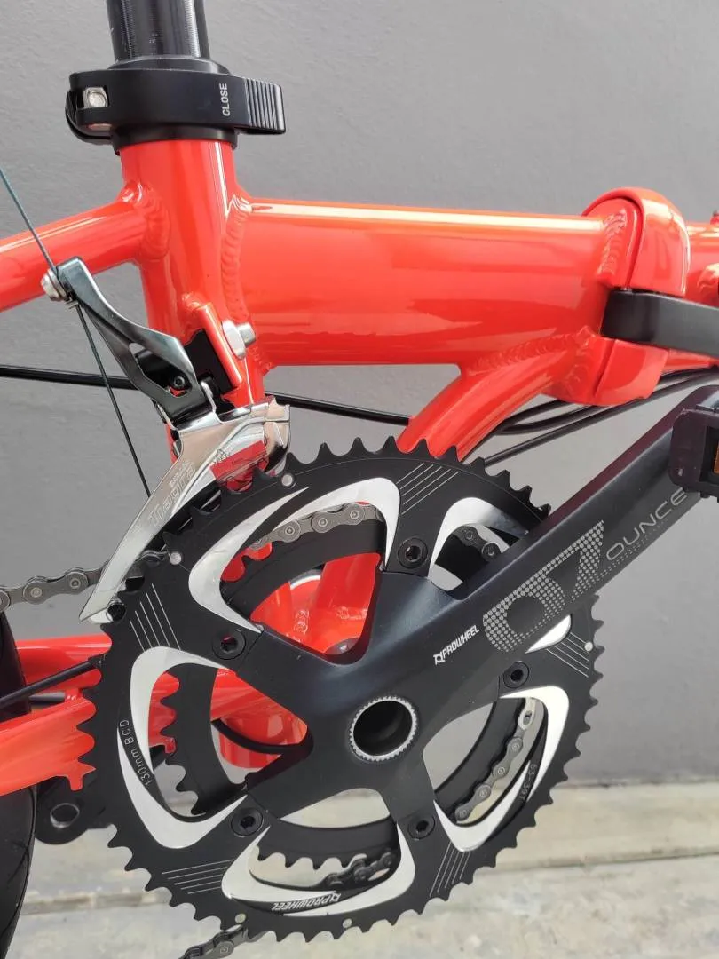 ITALY CAMP X LITE PLUS Z10 FOLDING BIKE FULL SHIMANO TIAGRA 20SPD HYDRAULIC DISC BRAKE