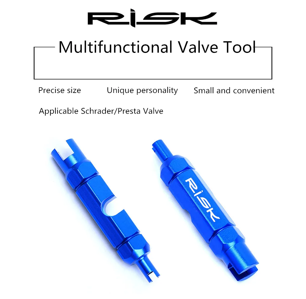 RISK RL214 RL301 Bike Bicycle Schrader Presta Valve Core Installation Removal Presta Extension
