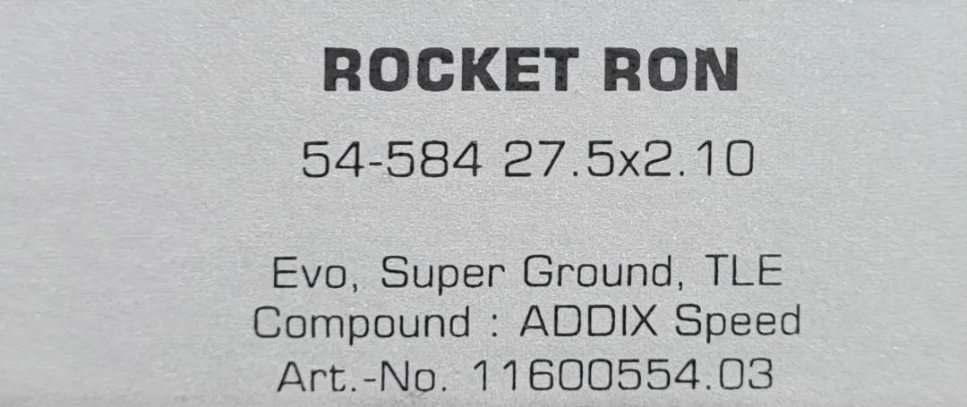 SCHWALBE Tires ROCKET RON 27.5X2.10 54-584 EVO, SUPER GROUND, TLE (ADDIX SPEED Compound)