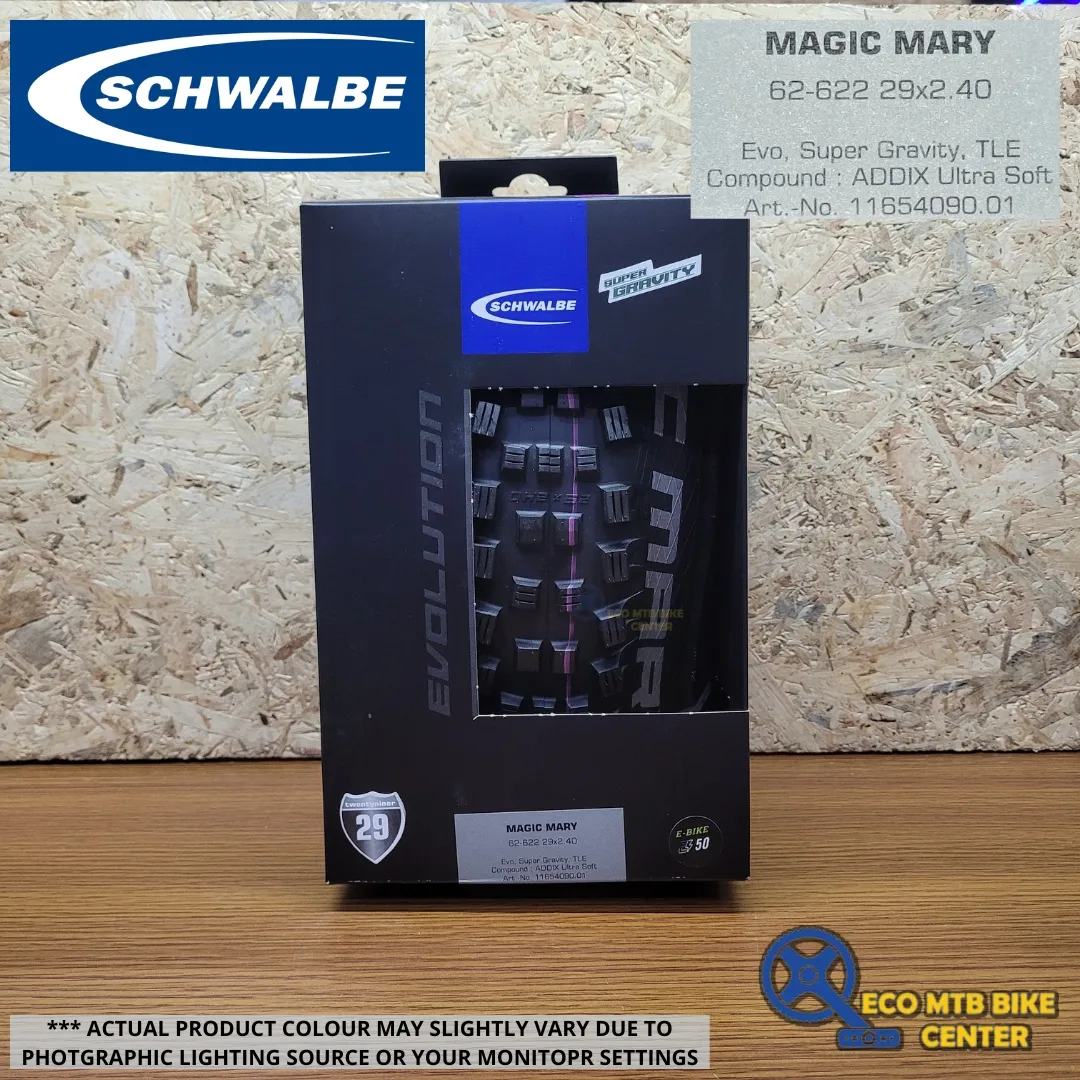 SCHWALBE Tires MAGIC MARY 29X2.40 62-622 EVO, SUPER GRAVITY, TLE (ADDIX ULTRA SOFT Compound)