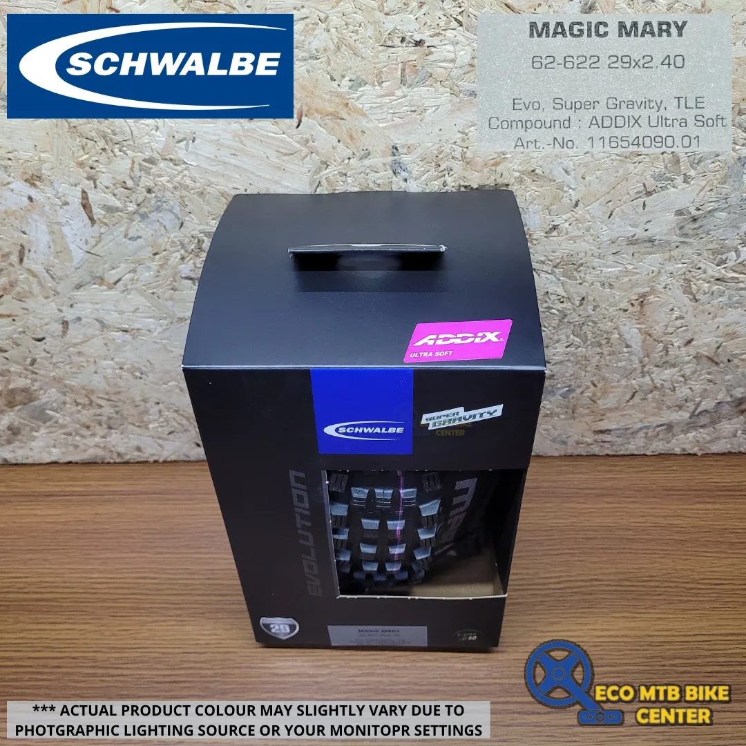 SCHWALBE Tires MAGIC MARY 29X2.40 62-622 EVO, SUPER GRAVITY, TLE (ADDIX ULTRA SOFT Compound)
