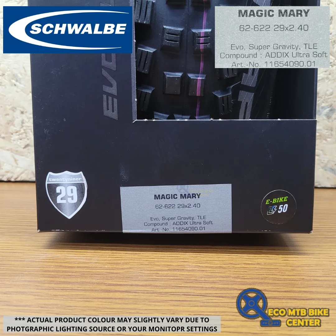 SCHWALBE Tires MAGIC MARY 29X2.40 62-622 EVO, SUPER GRAVITY, TLE (ADDIX ULTRA SOFT Compound)