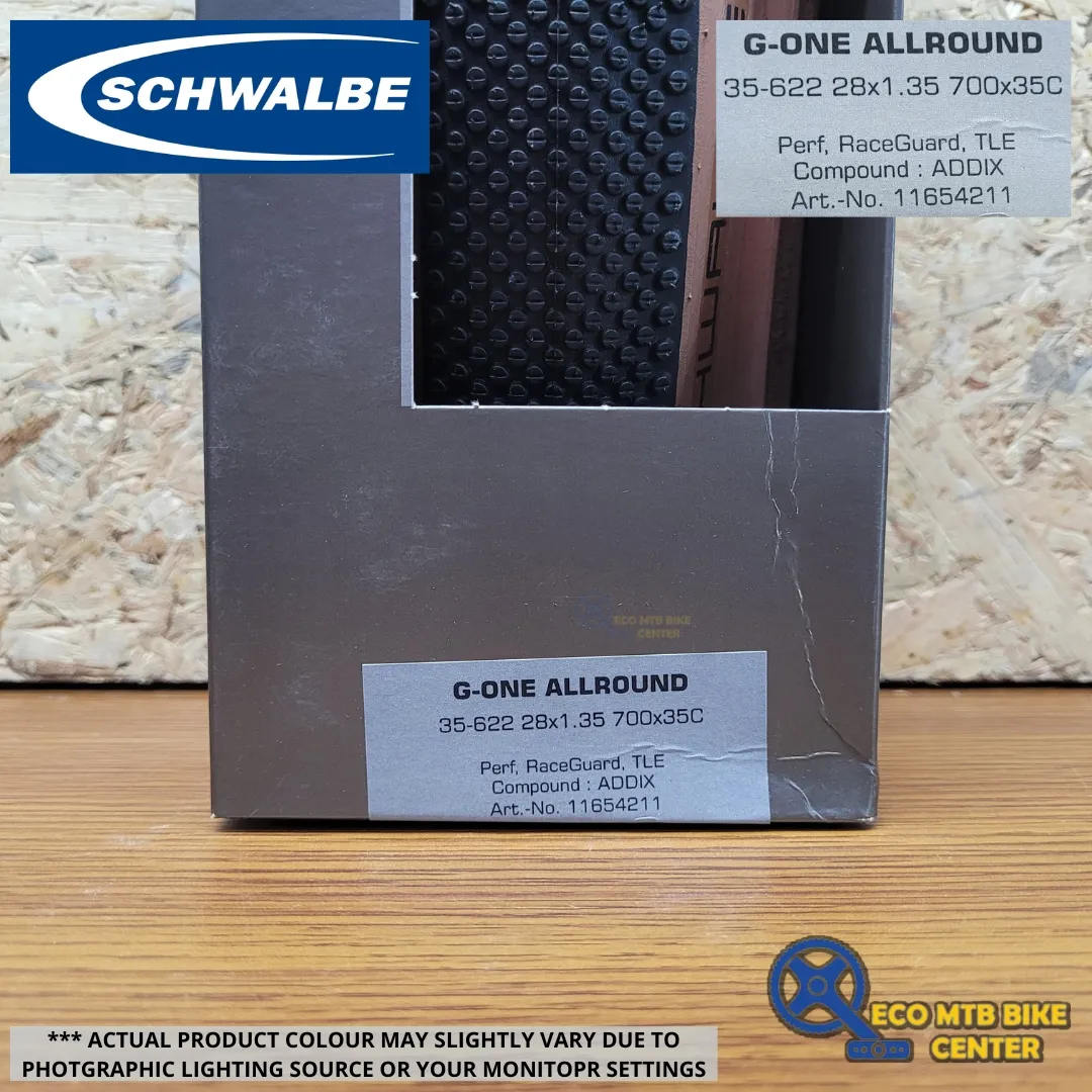SCHWALBE Tires G-ONE ALLROUND 28X1.35 700X35C 35-622 PERF, RACEGUARD, TLE (ADDIX Compound)