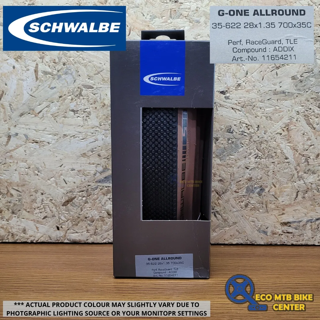 SCHWALBE Tires G-ONE ALLROUND 28X1.35 700X35C 35-622 PERF, RACEGUARD, TLE (ADDIX Compound)