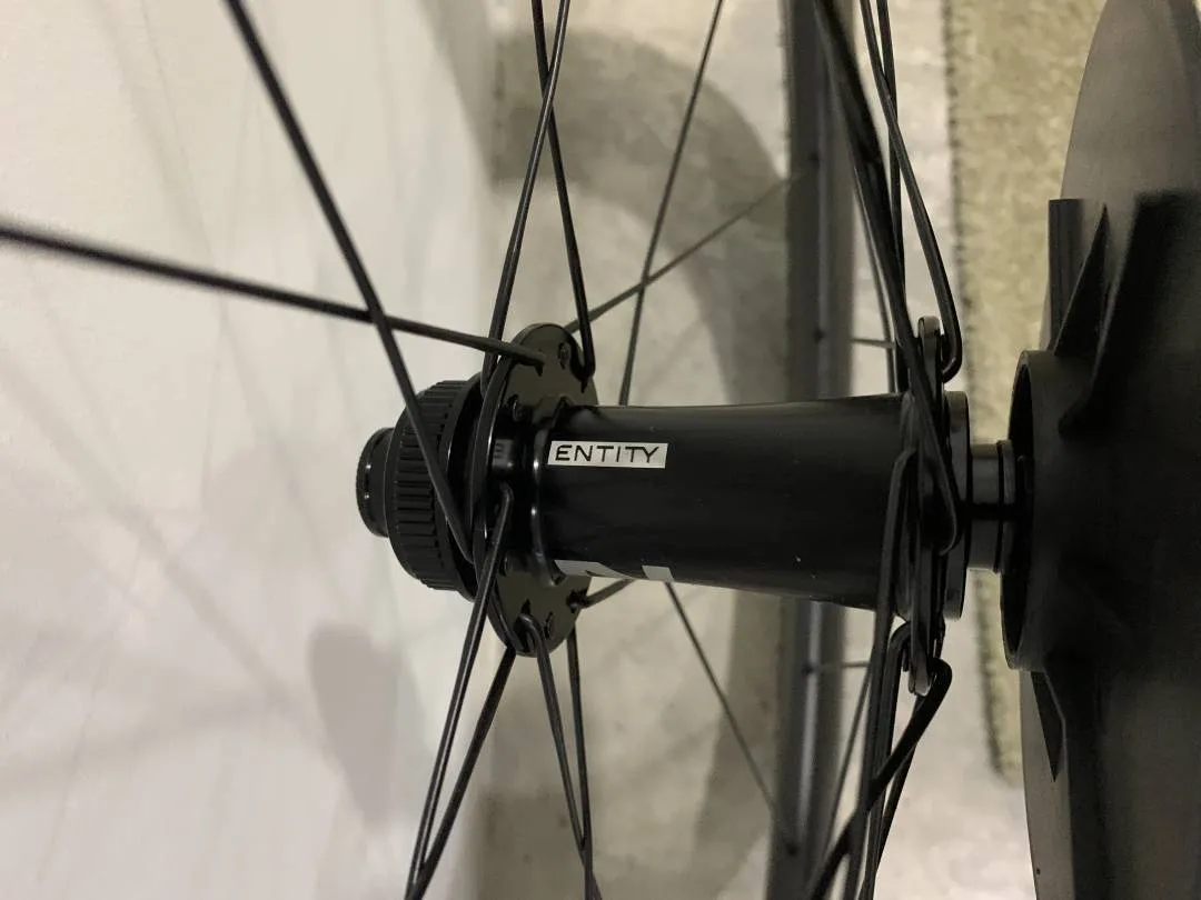 Entity WR5 50mm wheelset with Schwalbe One TLE tyres brand new off-bike