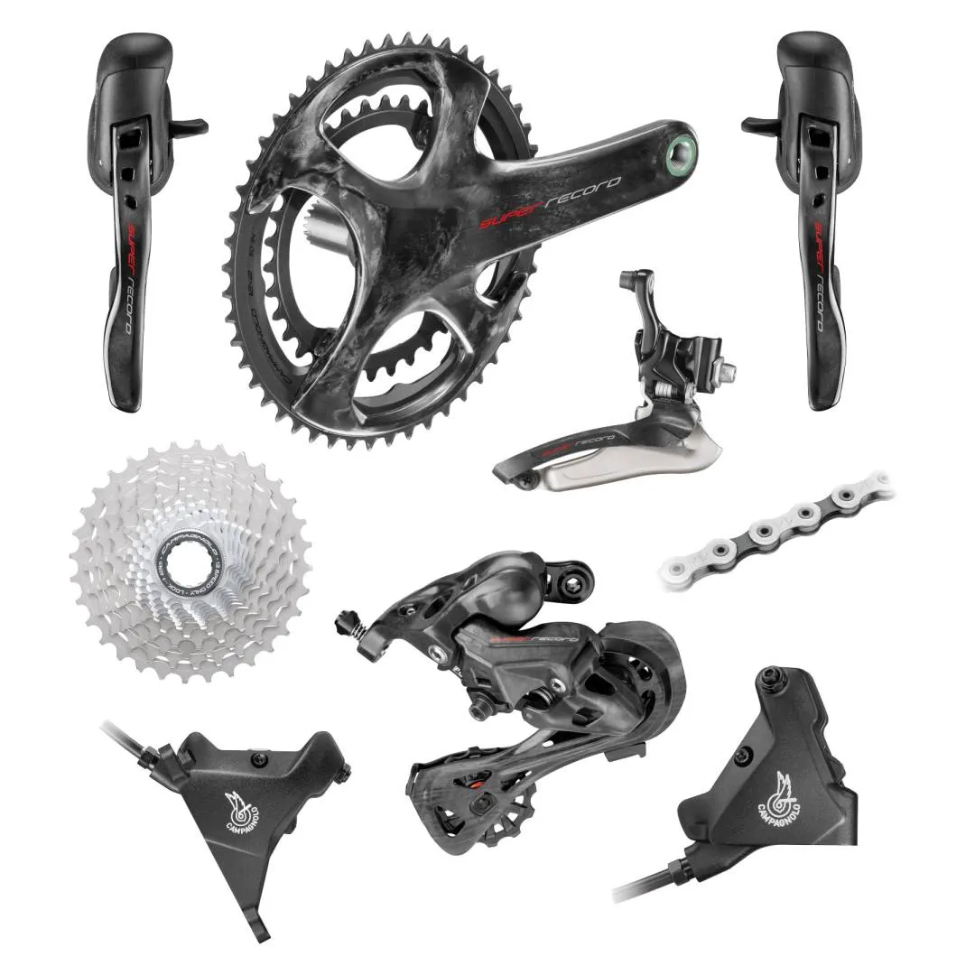 Campagnolo Super Record Groupset 2x12-Speed - Hydraulic Disc Brake - Flat Mount