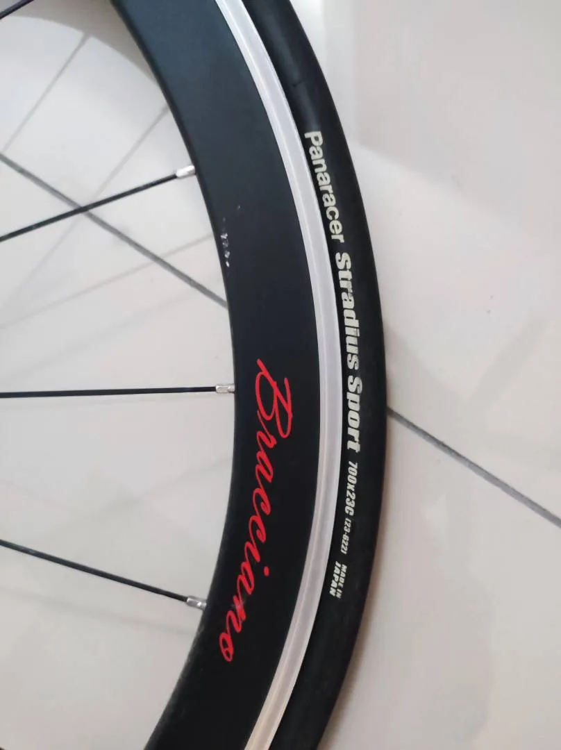 2016 Pro-Lite Bracciano wheelset (Hand-Built) including Panaracer Stradius Sport tyre