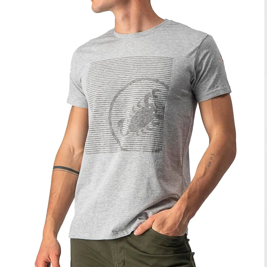 CASTELLI 72 SCORPION T-SHIRT - MELANGE DARK GREY AUTHENTIC