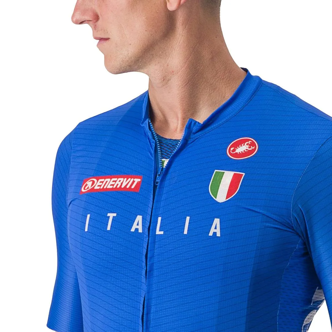 CASTELLI ITALIA COMPETIZIONE JERSEY - AZZURRO ITALIA AUTHENTIC
