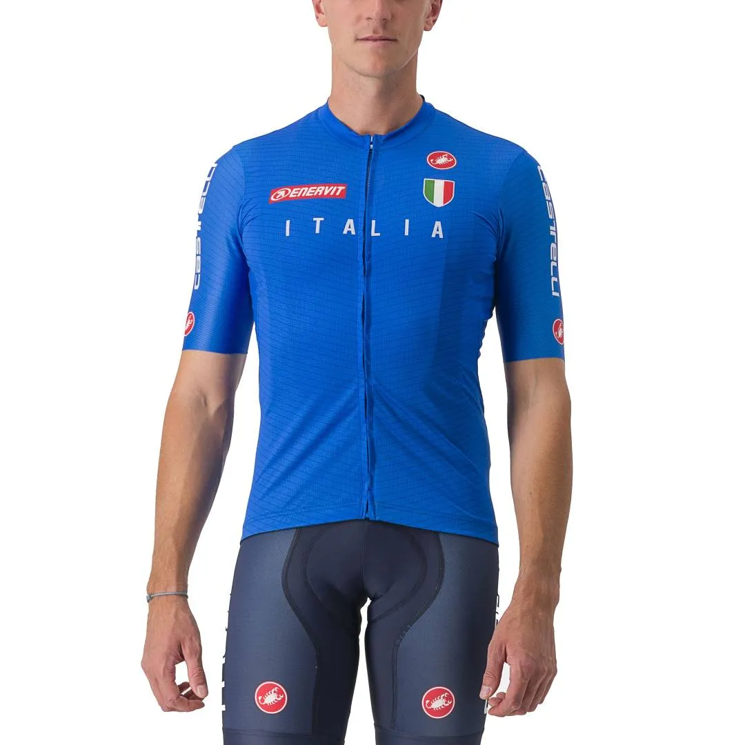 CASTELLI ITALIA COMPETIZIONE JERSEY - AZZURRO ITALIA AUTHENTIC