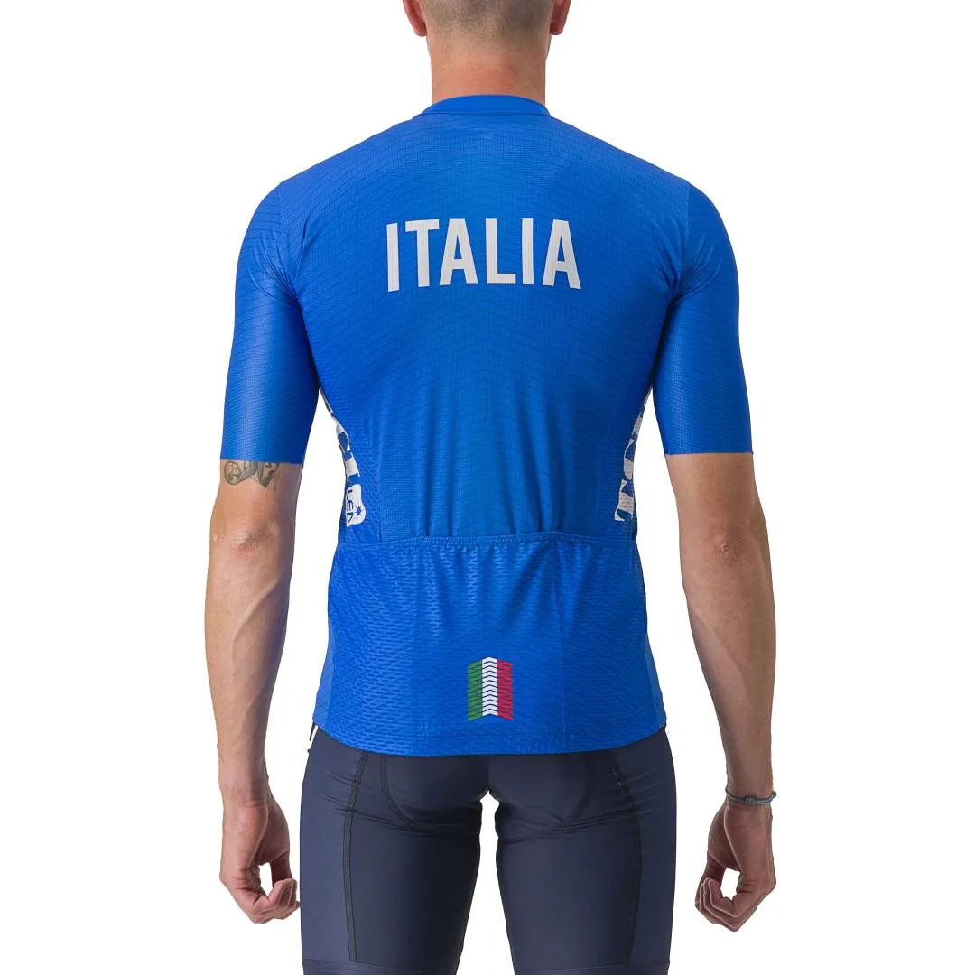 CASTELLI ITALIA COMPETIZIONE JERSEY - AZZURRO ITALIA AUTHENTIC