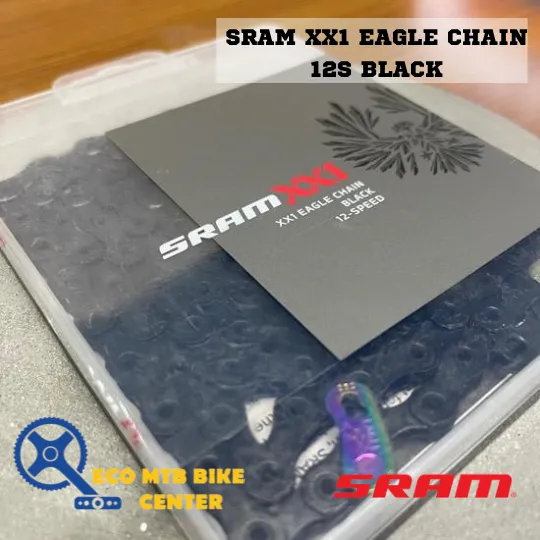 SRAM XX1 Eagle Chain (Black) Hollowpin 126L Powerlock 12spd