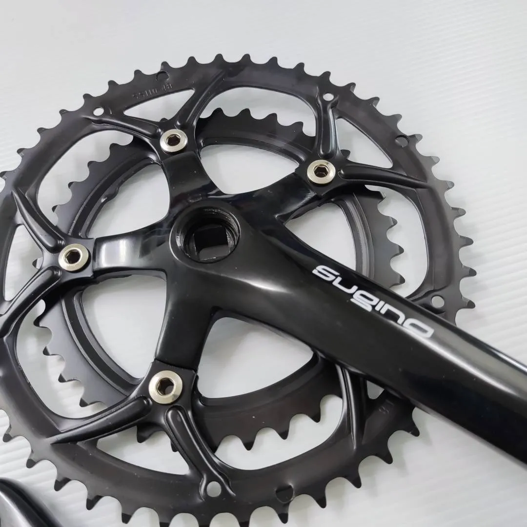 Sugino Japan 48/36T BCD110 172.5mm 8 - 11 Speed Vintage Crankset