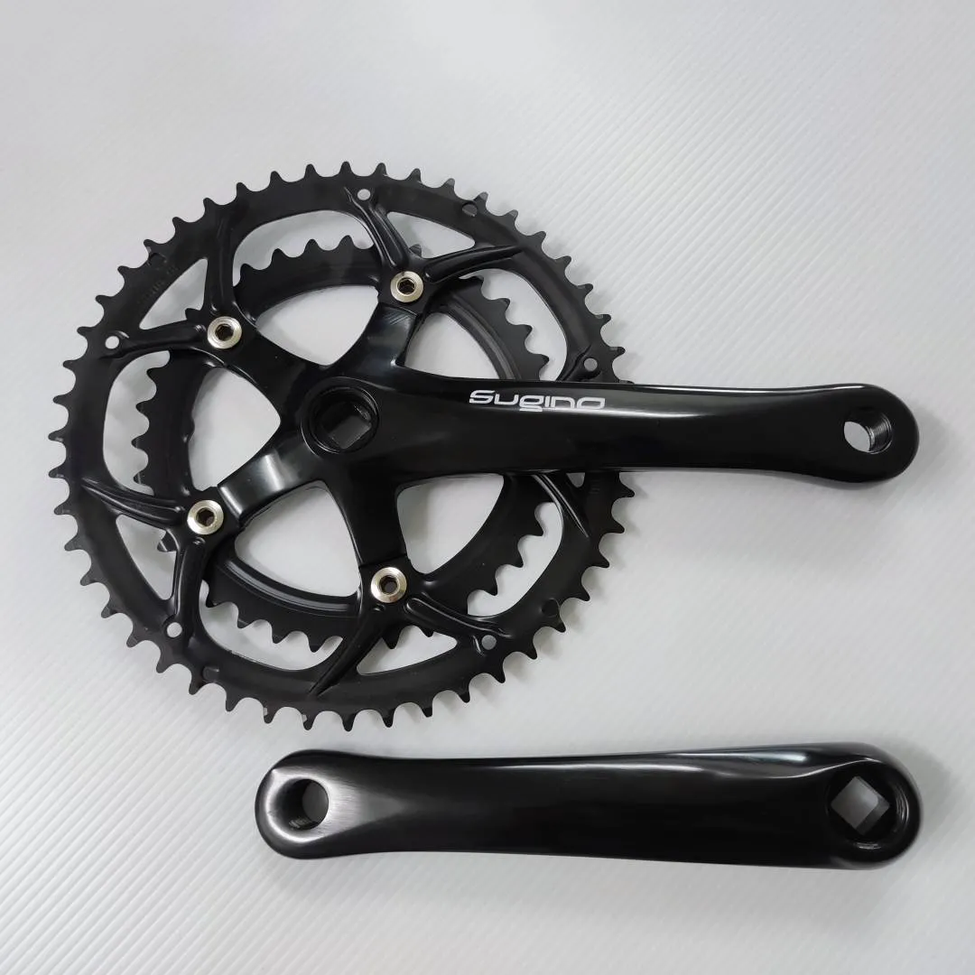 Sugino Japan 48/36T BCD110 172.5mm 8 - 11 Speed Vintage Crankset