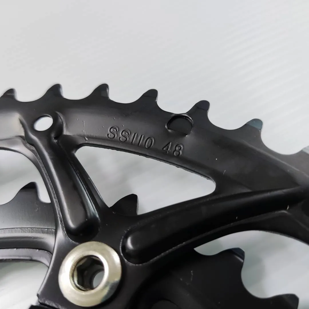 Sugino Japan 48/36T BCD110 172.5mm 8 - 11 Speed Vintage Crankset