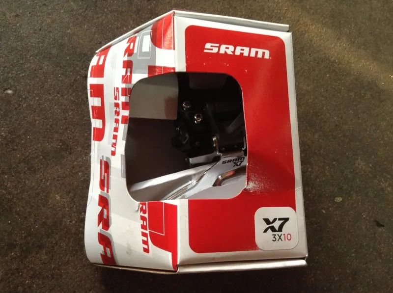 SRAM X7 FD 3/10 Grey 10s (free pos w.m)