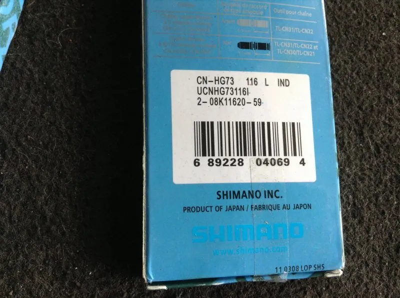 Shimano 9spd chain(Japan product)  (free pos w.m)