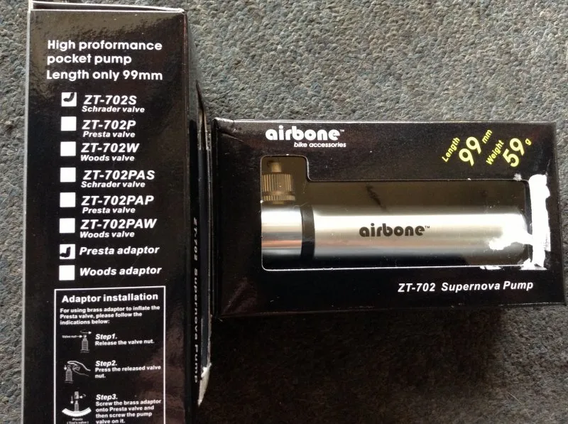 Airbone ZT-702 supernova pump - 100psi &amp; 59g