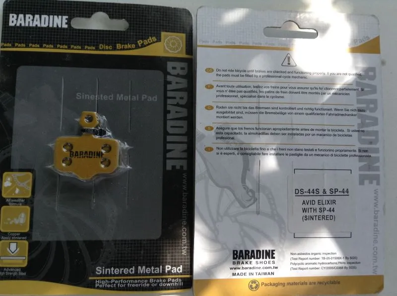 Avid Elixir Metal pad (free pos w.malaysia) high grade