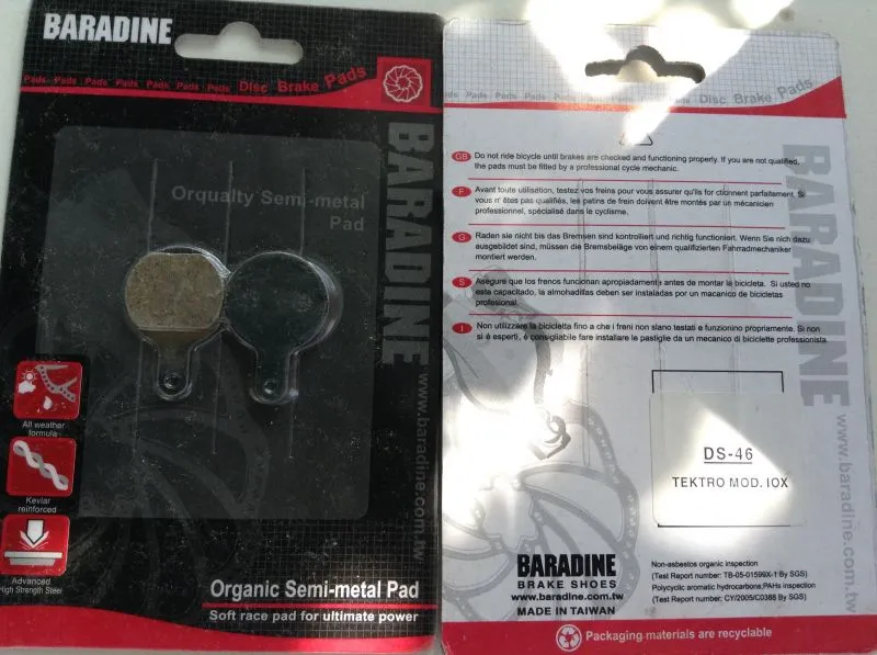 Tektro Novela IOX Semi Metal Pad @ free pos