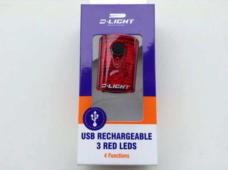 Taiwan D-Light Recharge Rear Safety Light @ free pos