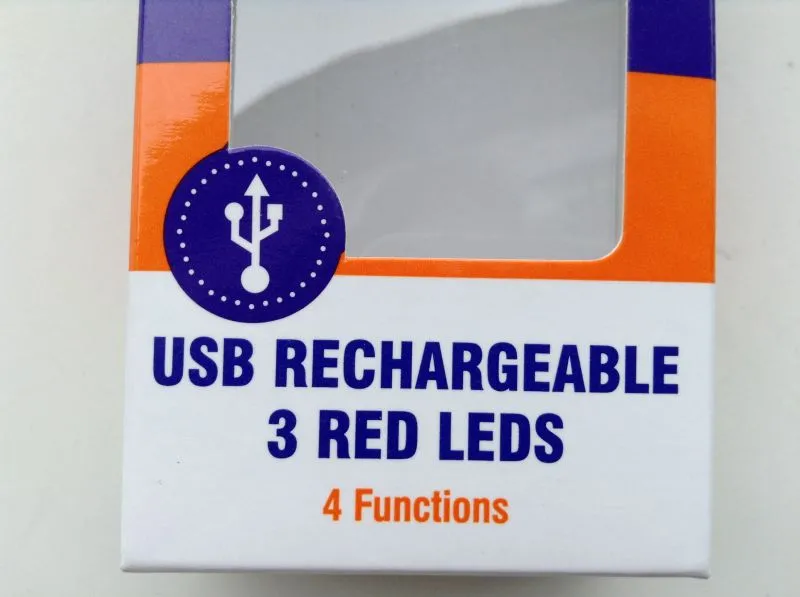 Taiwan D-Light Recharge Rear Safety Light @ free pos