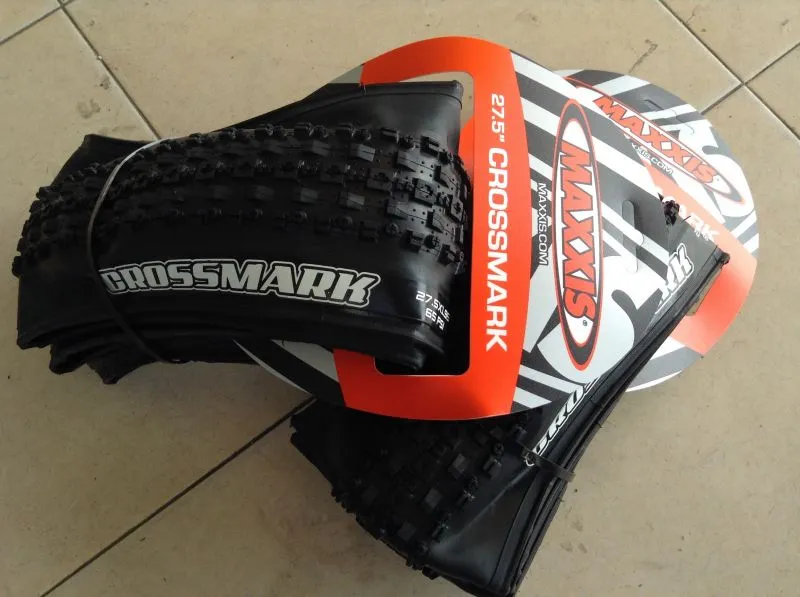Maxxis Crossmark 27.5 x 1.95 Folding Bead Tires Taiwan (Pair) -- free courier