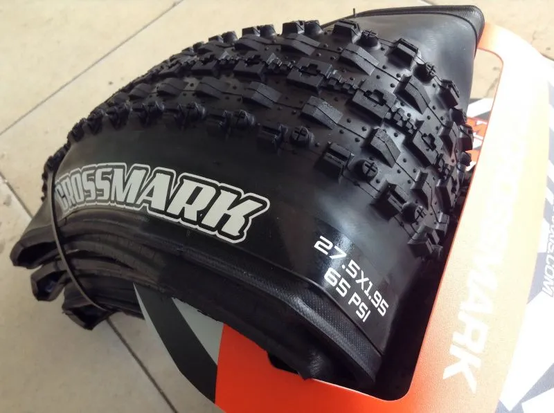 Maxxis Crossmark 27.5 x 1.95 Folding Bead Tires Taiwan (Pair) -- free courier