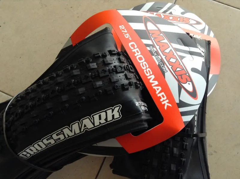 Maxxis Crossmark 27.5 x 1.95 Folding Bead Tires Taiwan (Pair) -- free courier
