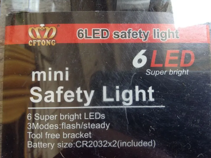 Mini Safety Front Light 6Led @ free pos