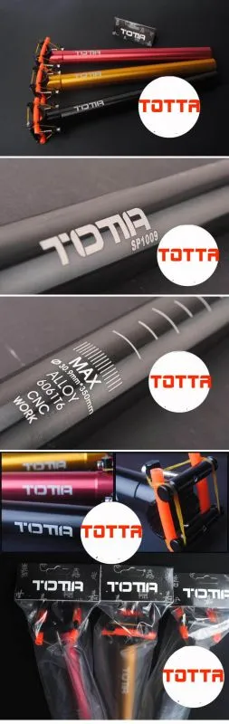 Totta/Shikra CNC Seatpost 220g / 27.2-30.9-31.6 @ free pos