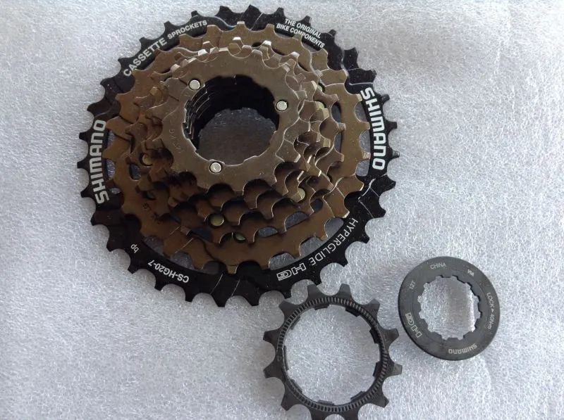 Shimano Caset 7speed Lock Type @ free pos