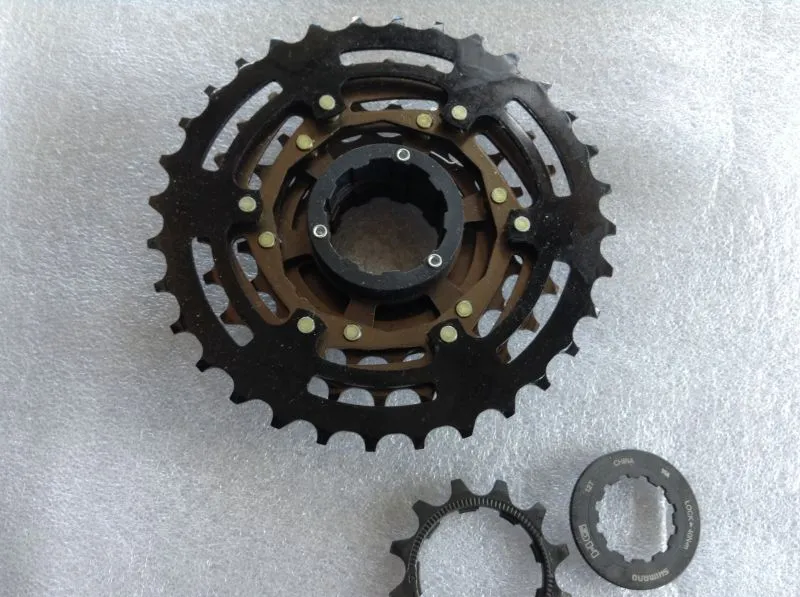 Shimano Caset 7speed Lock Type @ free pos