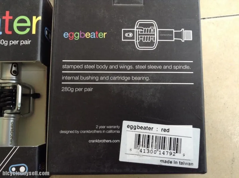 CrankBrothers EggBeater1 Clip Pedal -- free courier