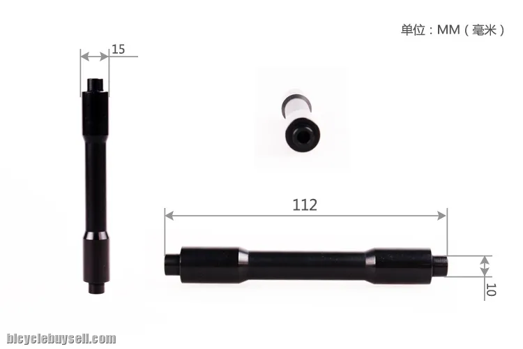 Converter Front Hub 15mm To 9mm QR -- free courier