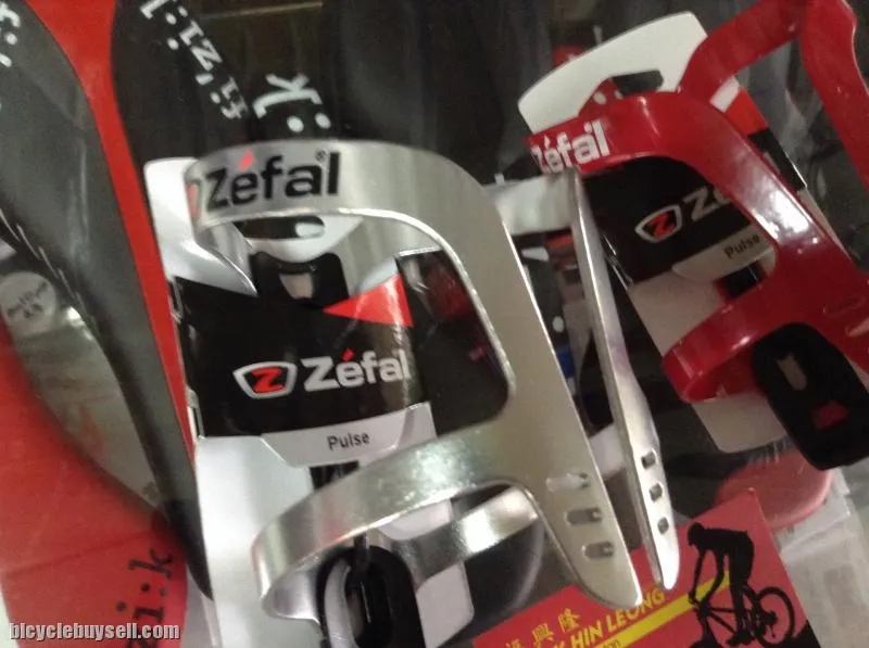 Zefal Pulse Aloy Bottle Cage - Red/Silver (free pos w.m)