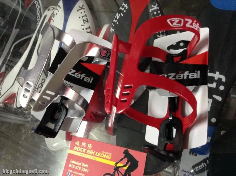 Zefal Pulse Aloy Bottle Cage - Red/Silver (free pos w.m)