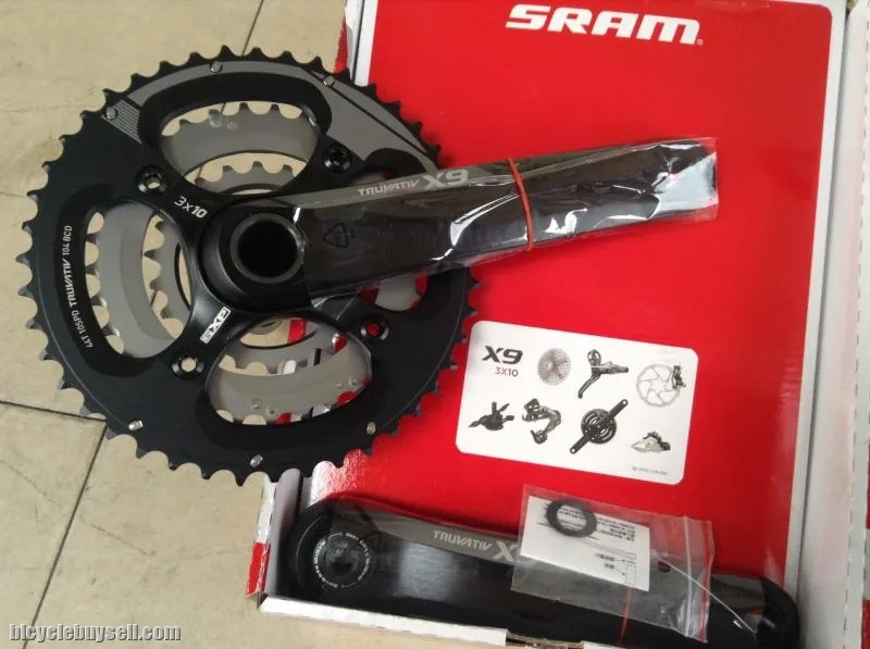 Sram X9 Crankset Triple Ring 3/10speed  GXP - Taiwan  -- free courier