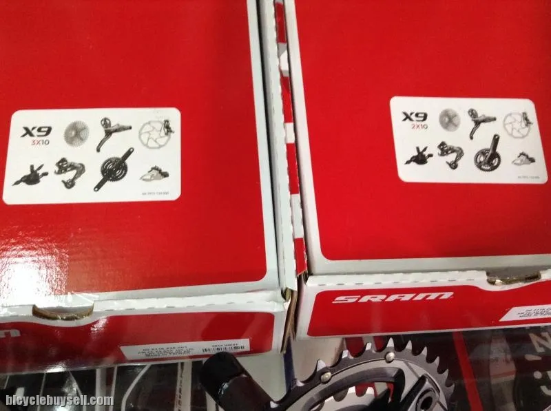 SRAM X9 Crankset 3/10 10spd (free pos w.m)